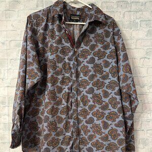 CREMIEUX PREMIUM DENIM   MENS LONG SLEEVE BUTTON DOWN SHIRT